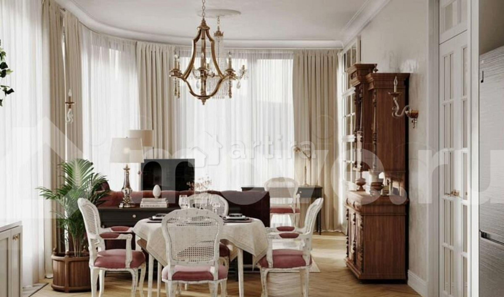 3-комн. квартира, 76.6 м2, 8/17 эт. Москва - изображение 2