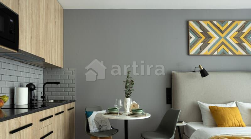 1-комн. апарт-ы, 27 м2, 6/8 эт. Санкт-Петербург - изображение 5