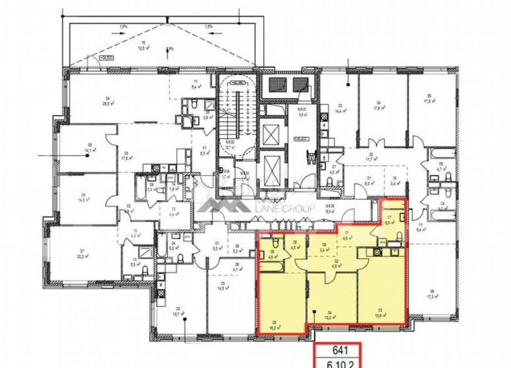 2-комн. квартира, 74.9 м2, 10/11 эт. Москва - изображение 2