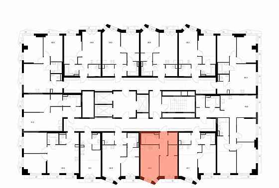 1-комн. квартира, 36.5 м2, 14/23 эт. Москва
