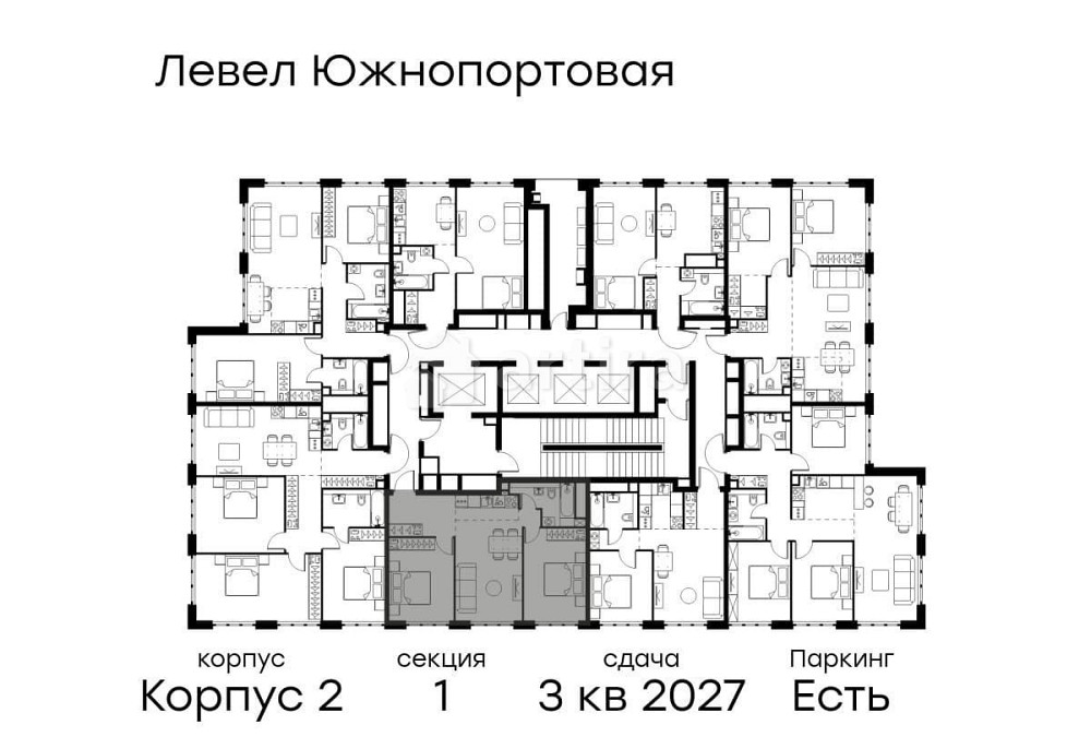 3-комн. квартира, 57.4 м2, 46/47 эт. Москва - изображение 17