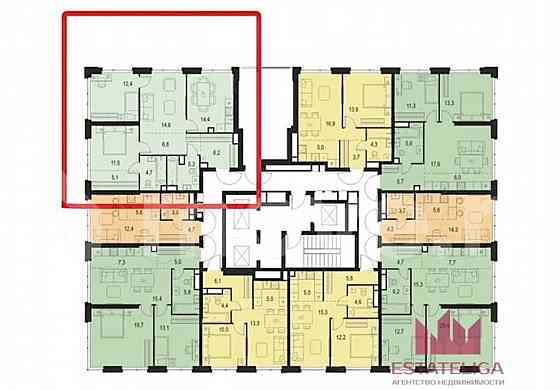 3-комн. квартира, 81 м2, 7/31 эт. Москва