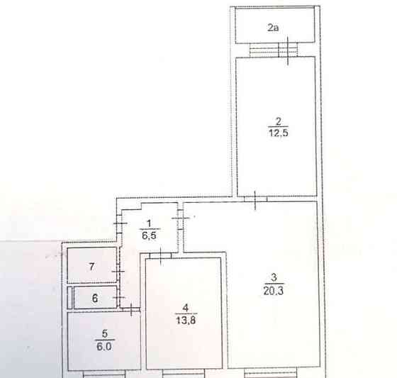 3-комн. квартира, 62.5 м2, 2/9 эт. Москва