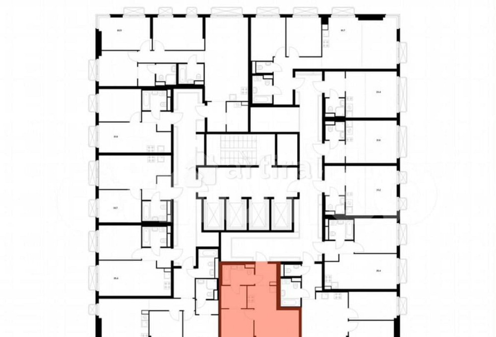 1-комн. квартира, 43 м2, 14/26 эт. Москва - изображение 2