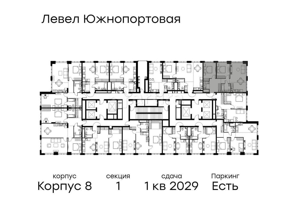 3-комн. квартира, 64.4 м2, 36/49 эт. Москва - изображение 3