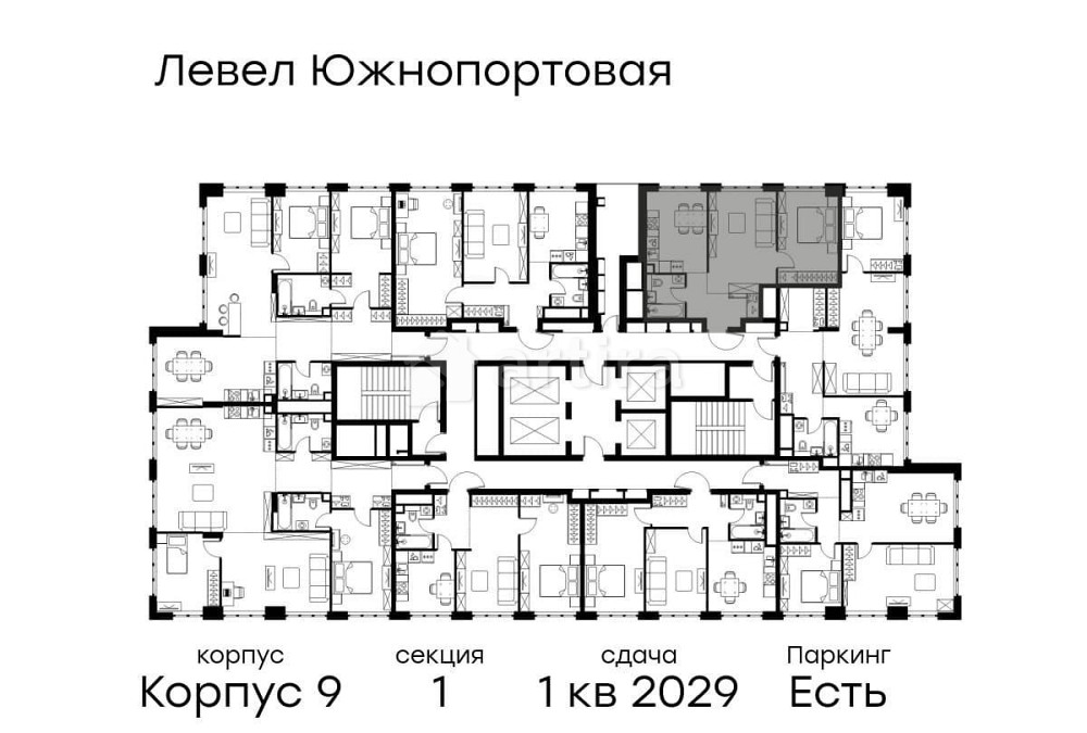2-комн. квартира, 52.2 м2, 49/49 эт. Москва - изображение 4