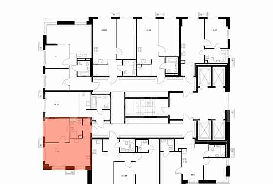 1-комн. квартира, 37.8 м2, 32/32 эт. Москва