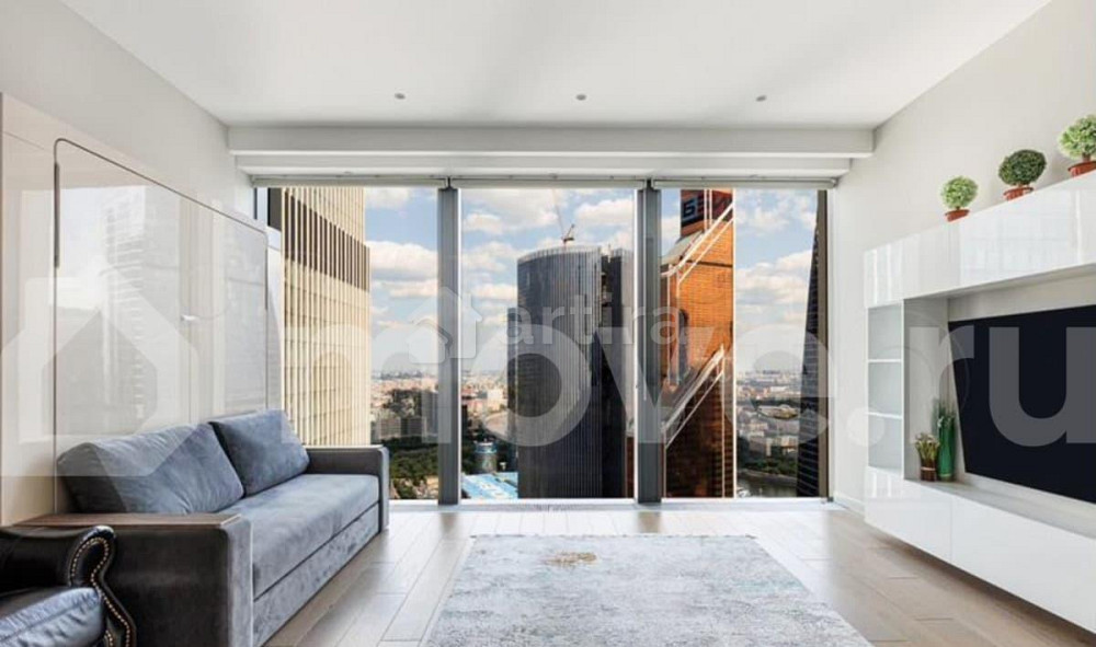 2-комн. апарт-ы, 60 м2, 48/78 эт. Москва - изображение 1