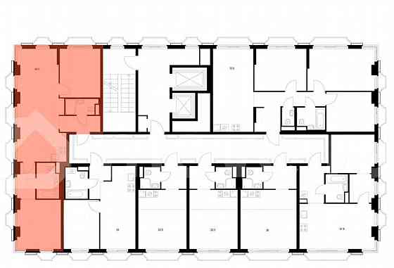 2-комн. квартира, 66.5 м2, 10/16 эт. Москва