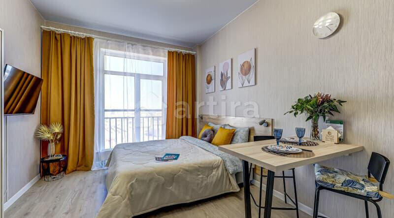 1-комн. апарт-ы, 27 м2, 20/22 эт. Санкт-Петербург - изображение 7