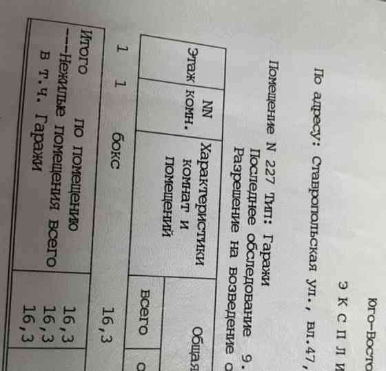 Гараж, 16 м2 Москва