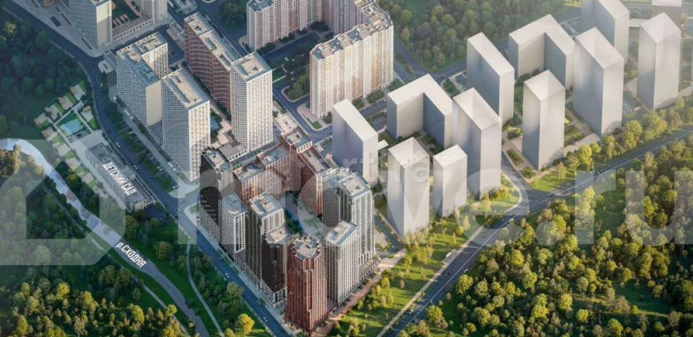 2-комн. квартира, 66.9 м2, 9/15 эт. Москва - изображение 1