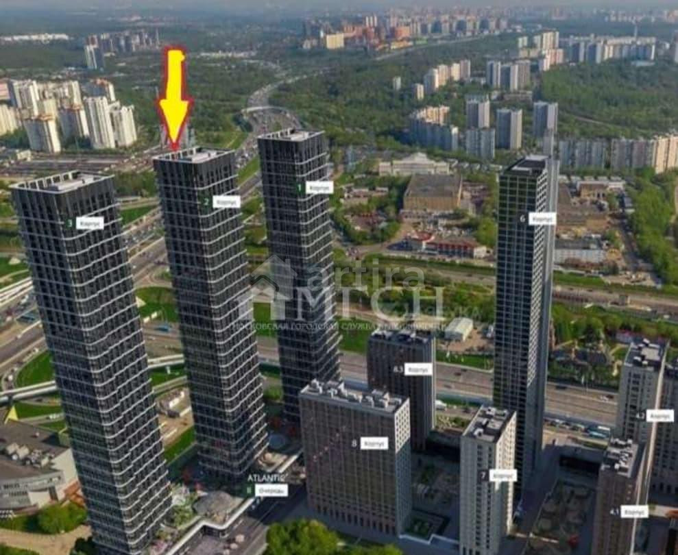 2-комн. квартира, 54 м2, 22/53 эт. Москва - изображение 3