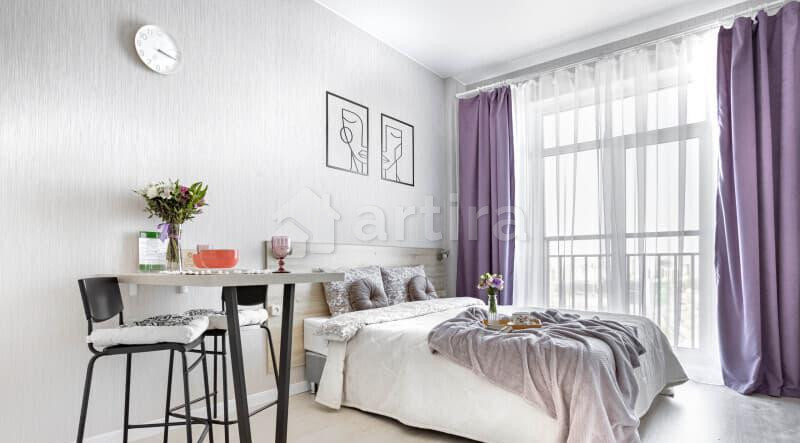 1-комн. апарт-ы, 27 м2, 20/22 эт. Санкт-Петербург - изображение 1