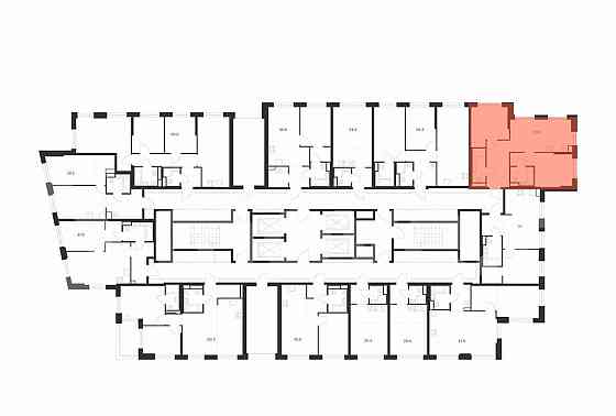 2-комн. квартира, 55.7 м2, 35/43 эт. Москва