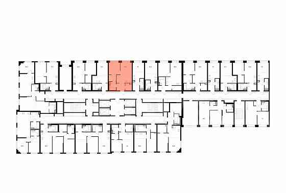 1-комн. квартира, 38.4 м2, 2/27 эт. Москва