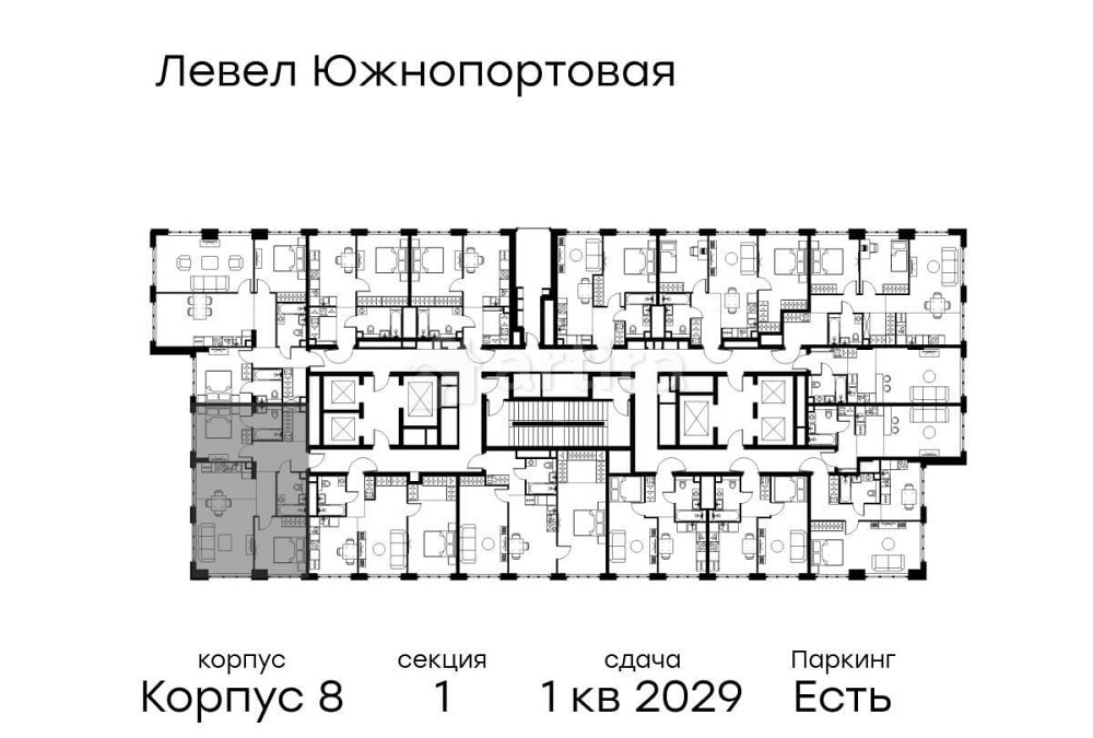3-комн. квартира, 68.3 м2, 41/49 эт. Москва - изображение 3