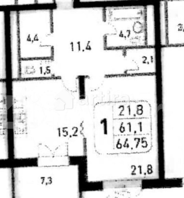 Студия, 61 м2, 13/20 эт. Москва - изображение 7