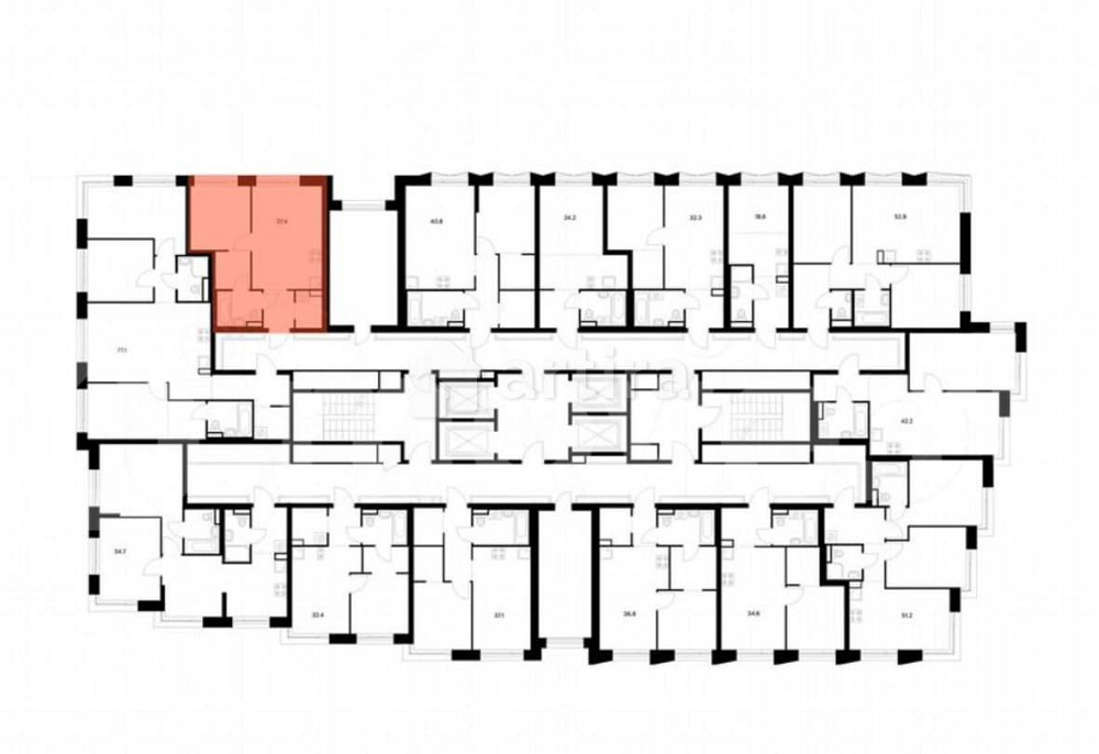 1-комн. квартира, 37.4 м2, 15/28 эт. Зеленоград - изображение 2