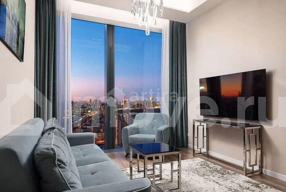 2-комн. апарт-ы, 60 м2, 37/78 эт. Москва - изображение 2