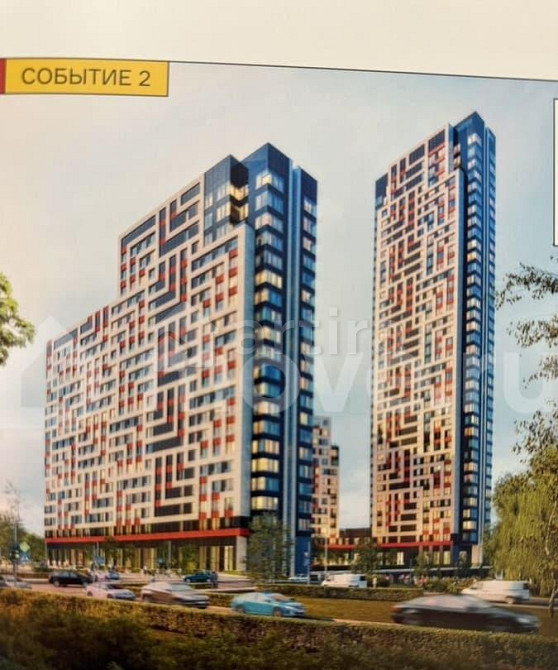 Студия, 34.6 м2, 9/20 эт. Москва - изображение 1