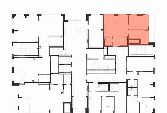 2-комн. квартира, 63.2 м2, 1/16 эт. Москва