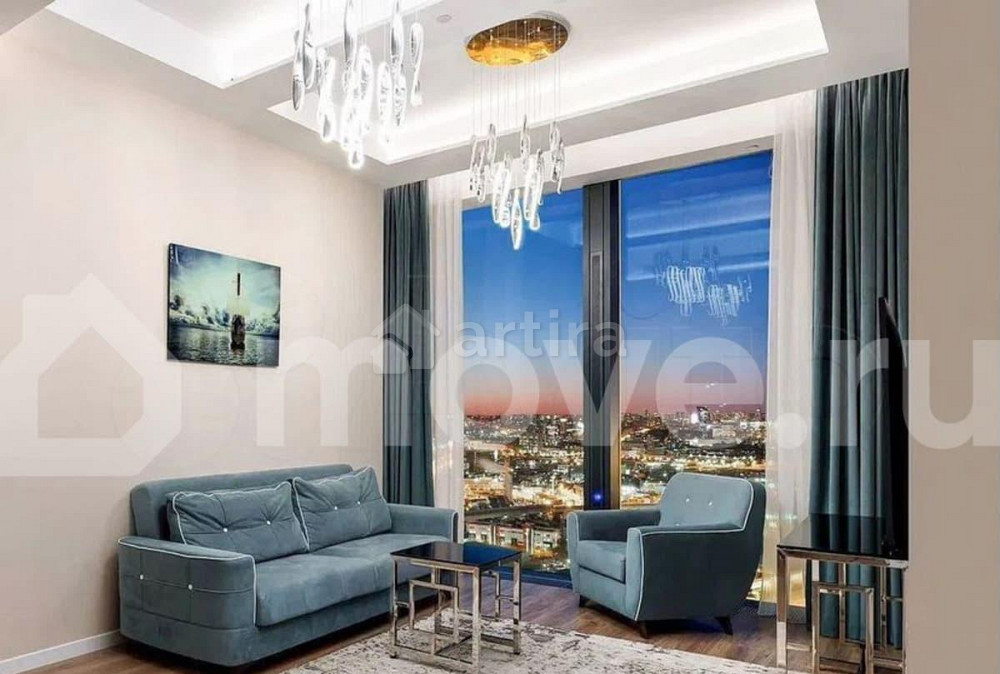 2-комн. апарт-ы, 60 м2, 37/78 эт. Москва - изображение 3