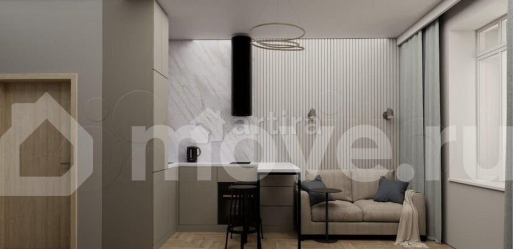 Студия, 35 м2, 1/5 эт. Москва - изображение 1