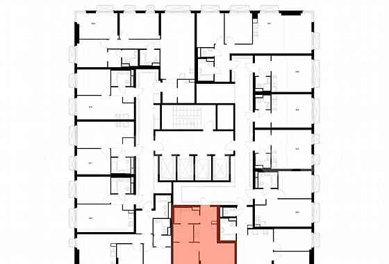 1-комн. квартира, 42.9 м2, 6/26 эт. Москва