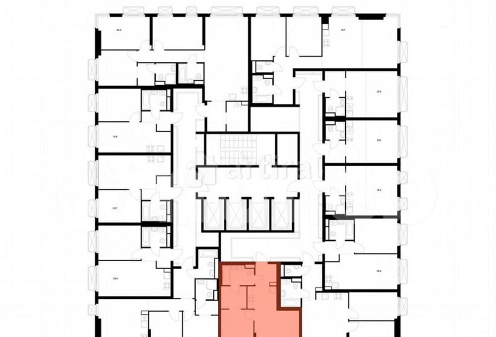 1-комн. квартира, 42.9 м2, 6/26 эт. Москва - изображение 2