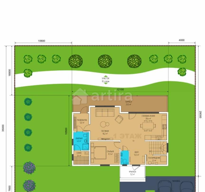 Коттедж, 180 м2, 10 соток, 2 эт. Всеволожск - изображение 5
