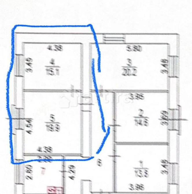 Комната, 35.3 м2, 2/6 эт. Москва - изображение 7