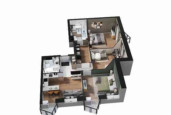 3-комн. квартира, 87.9 м2, 13/28 эт. Москва