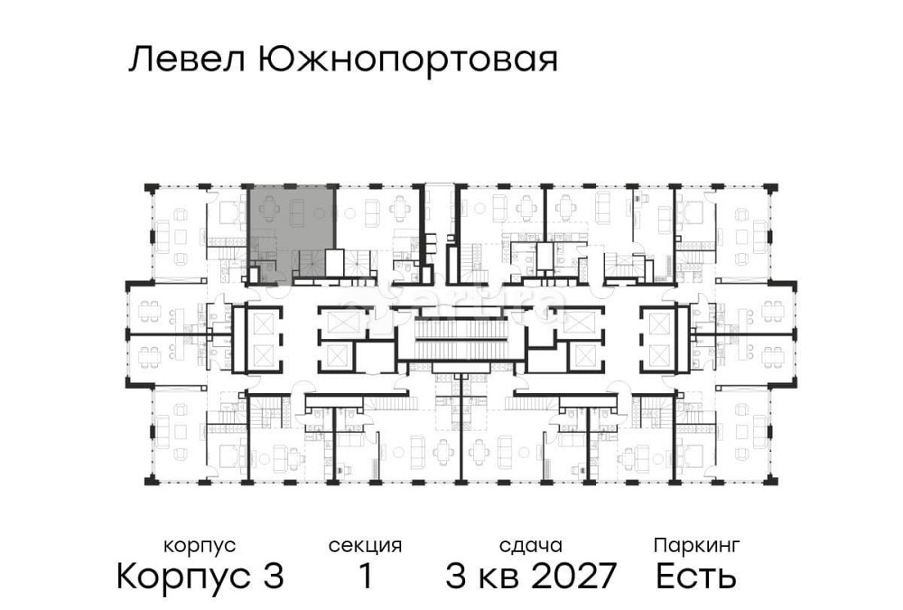3-комн. квартира, 69.3 м2, 68/68 эт. Москва - изображение 18