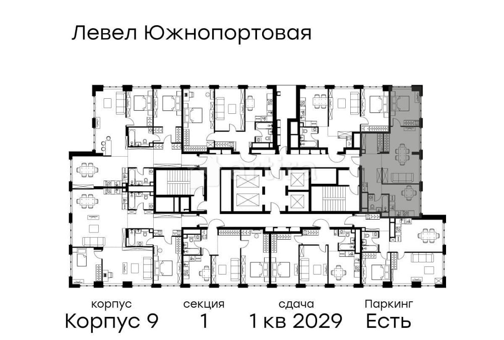 2-комн. квартира, 63.4 м2, 41/49 эт. Москва - изображение 18