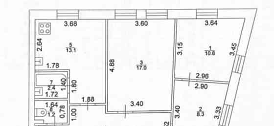 Комната, 44 м2, 2/2 эт. Казань