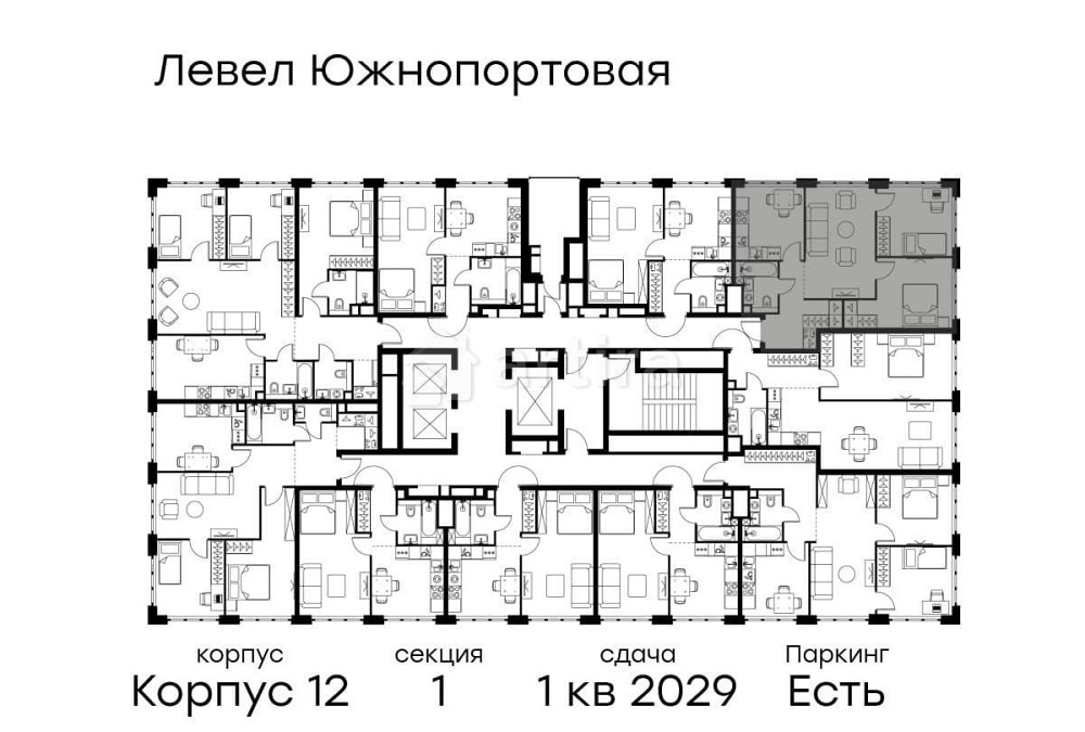 3-комн. квартира, 62.5 м2, 16/20 эт. Москва - изображение 5