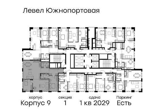3-комн. квартира, 107.7 м2, 47/49 эт. Москва