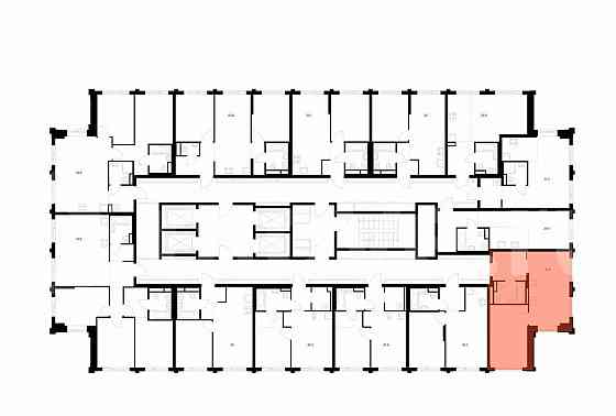 1-комн. квартира, 41.4 м2, 21/32 эт. Москва