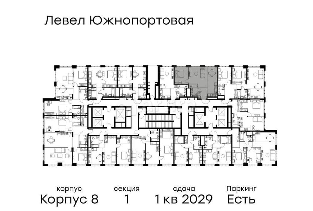 2-комн. квартира, 49.6 м2, 33/49 эт. Москва - изображение 14