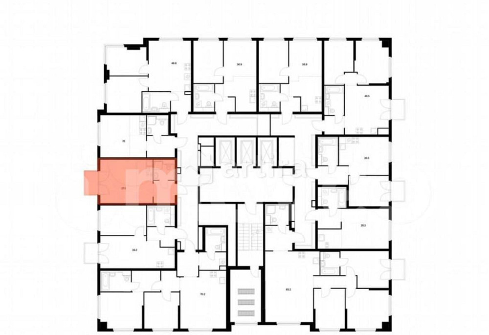 Студия, 27.5 м2, 7/12 эт. Москва - изображение 3
