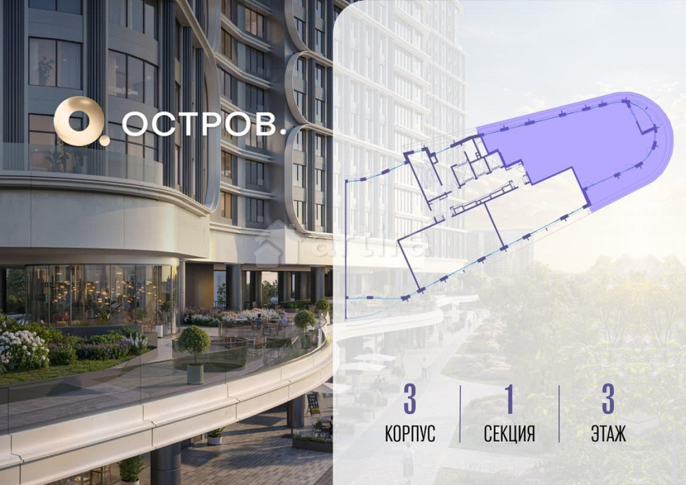 1-комн. квартира, 180.82 м2, 3/19 эт. Москва - изображение 5