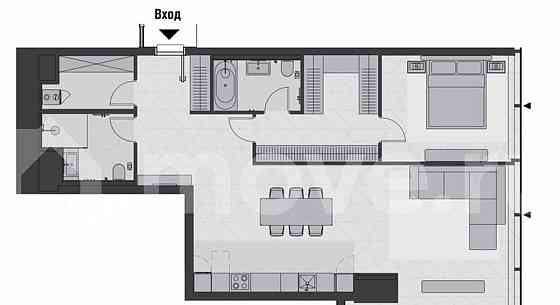 1-комн. апарт-ы, 113.3 м2, 55/66 эт. Москва