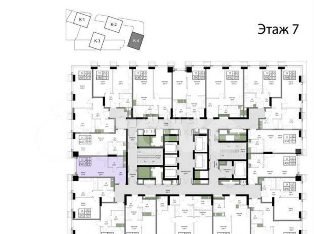 Студия, 28.3 м2, 7/35 эт. Москва - изображение 5