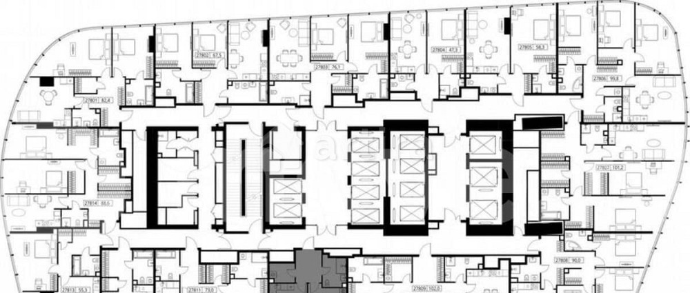 1-комн. квартира, 50.1 м2, 78/90 эт. Москва - изображение 4