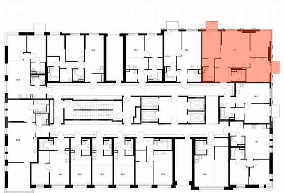 3-комн. квартира, 75 м2, 7/37 эт. Москва
