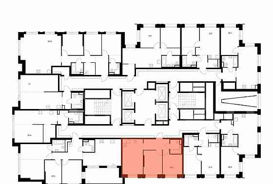 2-комн. квартира, 46.2 м2, 22/29 эт. Москва