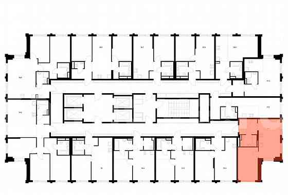 1-комн. квартира, 41.4 м2, 13/32 эт. Москва