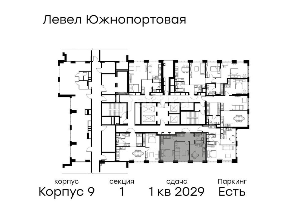 2-комн. квартира, 50.5 м2, 2/49 эт. Москва - изображение 20