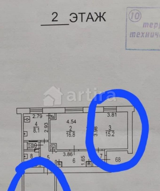 Комната, 34.9 м2, 2/8 эт. Москва - изображение 4